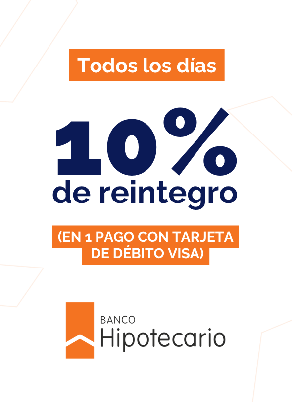hipotecario 1 pago  con reintegro